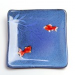 金魚　小皿　4枚 d8e5fa2dcc98551e08f97cac04f8d7
